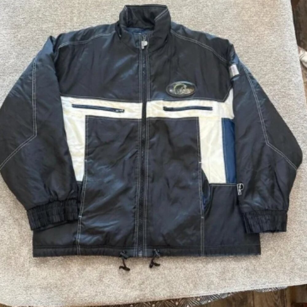 Vintage 90s Pro Player San Diego Chargers Puffer Jacket Rare NFL Winter Coat